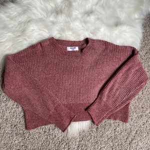 Pink with gold accents sweater